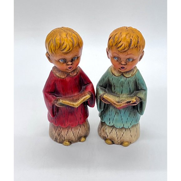 Vintage Hand Painted Choir Boys Figurines 1961 - Picture 5 of 5